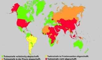 Weltkarte Todesstrafe