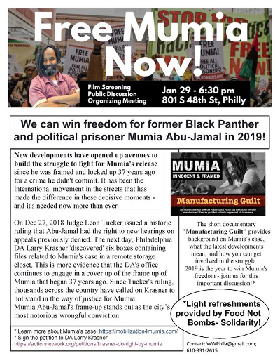 Free Mumia Flyer