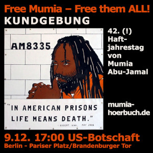 Mumia Abu-Jamal Kundgebung am 09.12.23